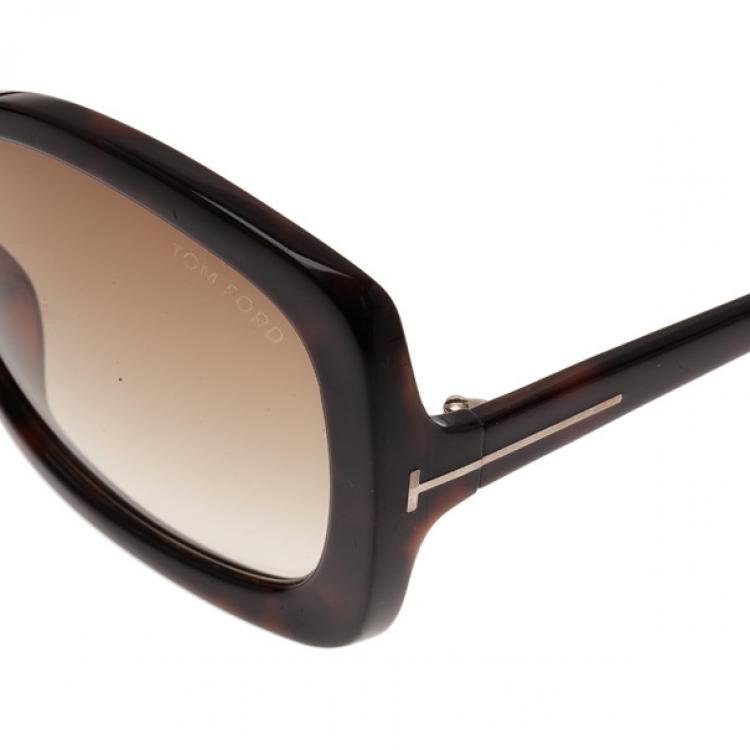Pre Owned Tom Ford Brown Calgary Sunglasses