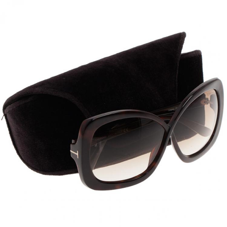 Pre Owned Tom Ford Brown Calgary Sunglasses