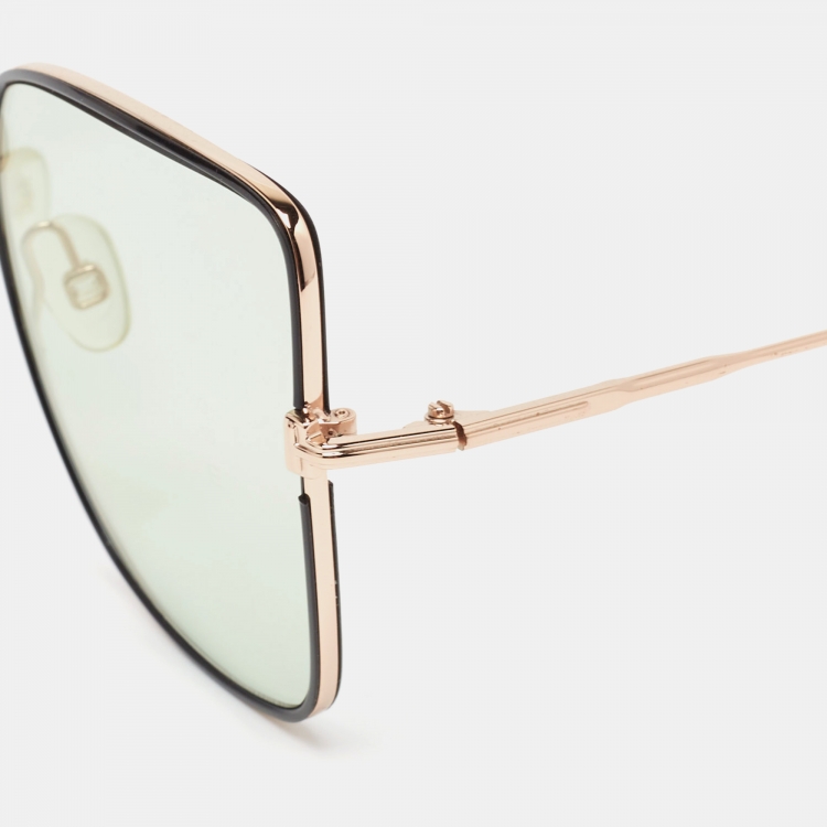 Pre Owned Tom Ford Light Green TF5630-B Cat Eye Sunglasses