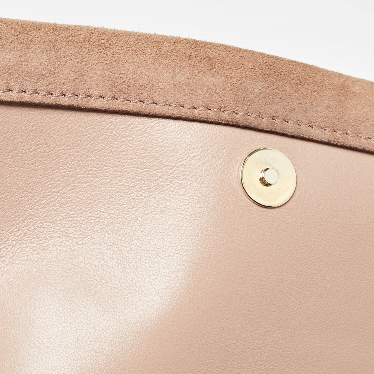 Pre Owned Tom Ford Old Rose Leather Alix Zip and Padlock Crossbody Bag