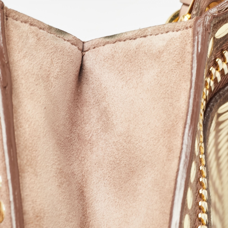 Pre Owned Tom Ford Old Rose Leather Alix Zip and Padlock Crossbody Bag