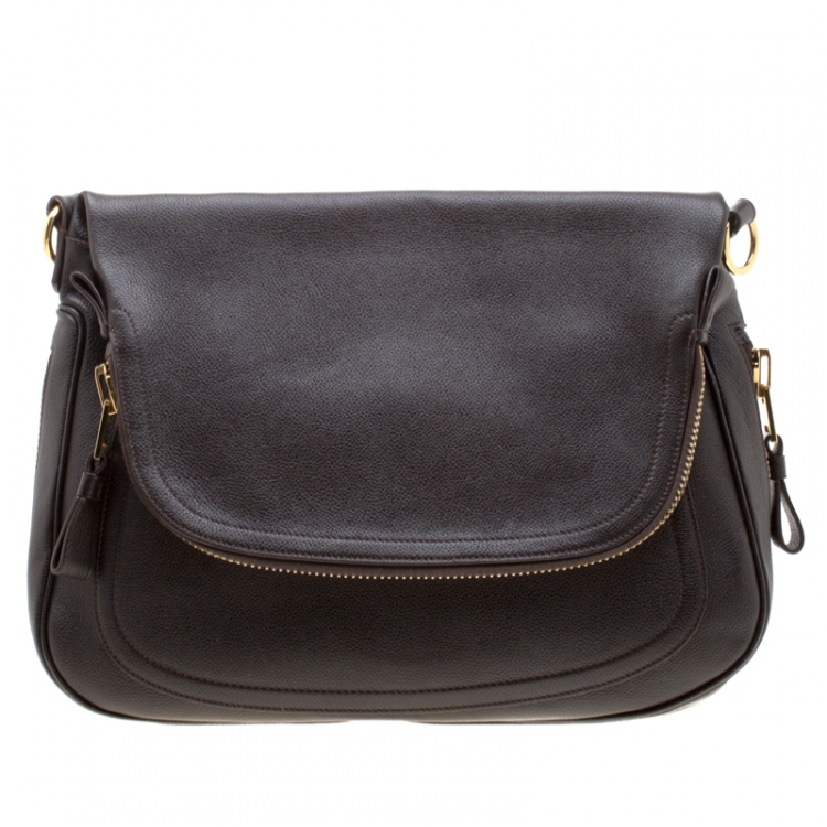 Tom Ford - Jennifer Black Leather Medium Shoulder Bag