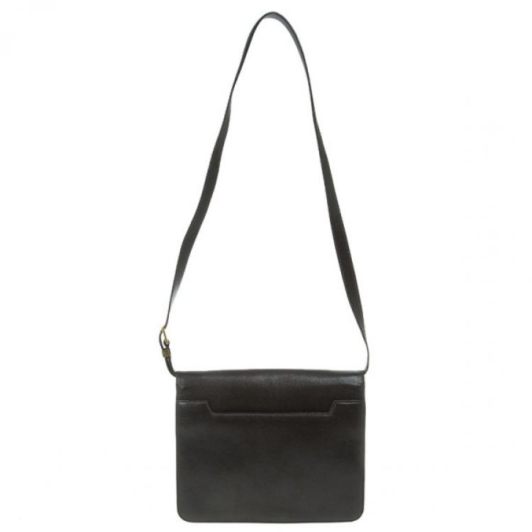 Pre Owned Tom Ford Brown Leather Large Natalia Bag