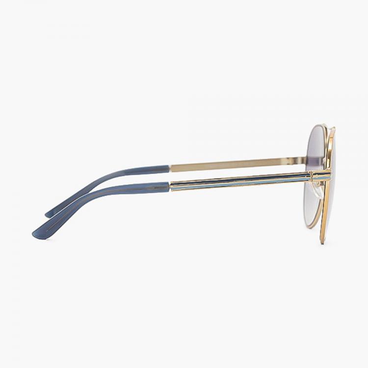 Pre Owned Tory Burch Gold Aviator Sunglasses