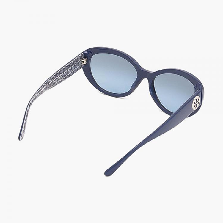 Pre Owned Tory Burch Blue Cat Eye Sunglasses