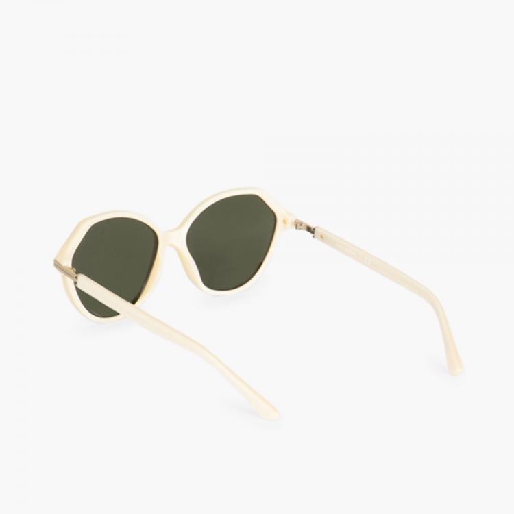 Pre Owned Tory Burch White 0TY7138 Cat Eye Sunglasses