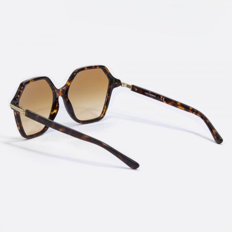 Pre Owned Tory Burch Brown Oversized Sunglasses