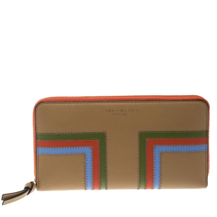 Tory selling Burch Block T Continental Wallet