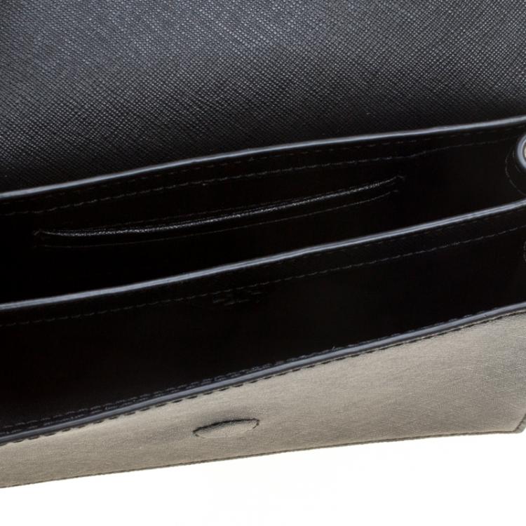 Pre Owned Tory Burch Black Leather Mini Robinson Shoulder Bag