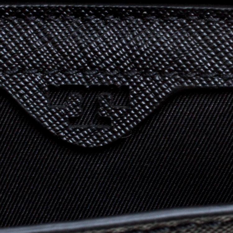 Pre Owned Tory Burch Black Leather Mini Robinson Shoulder Bag