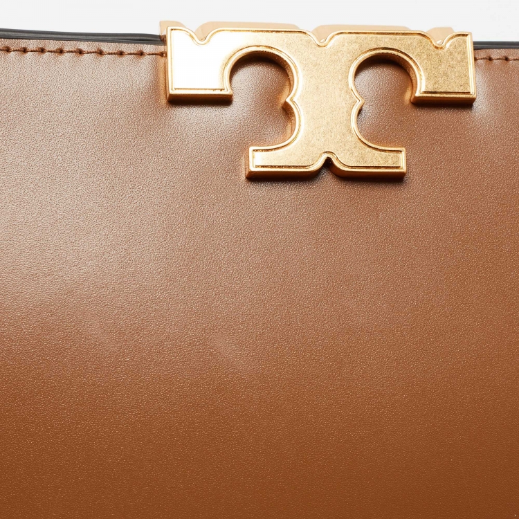 Pre Owned Tory Burch Brown Leather Eleanor Satchel