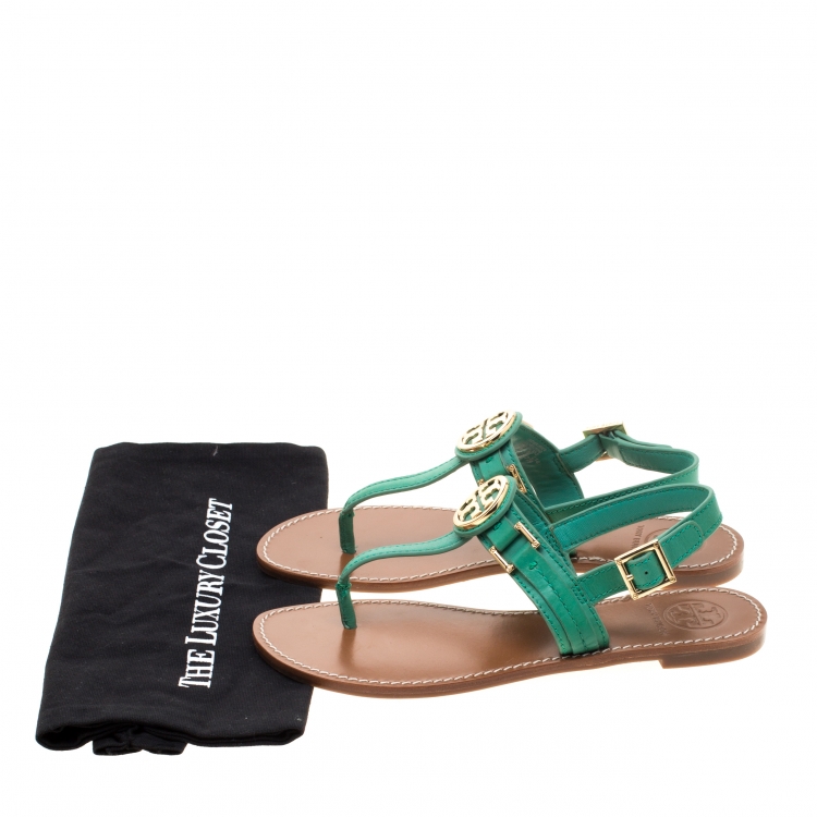 tory burch sandals with backstrap