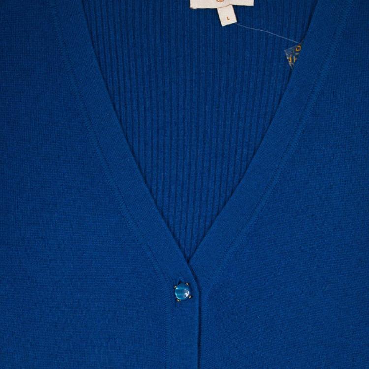 Pre Owned Tory Burch Simone Cardigan L 
