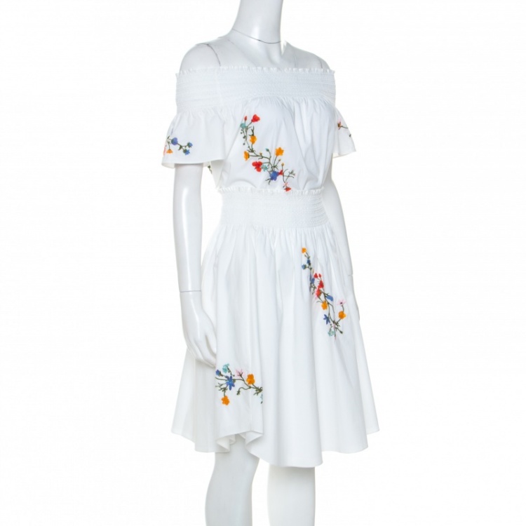 Tory Burch White Embroidered Cotton Eliza Top and Cassie Skirt Set M Tory  Burch | TLC