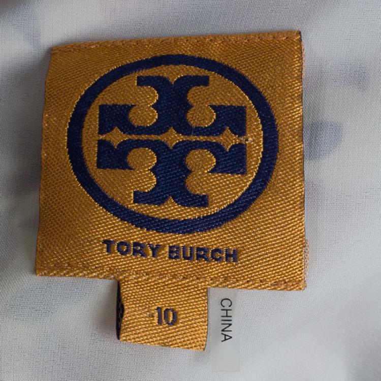 Pre Owned Tory Burch Logan Printed Maxi Dress L