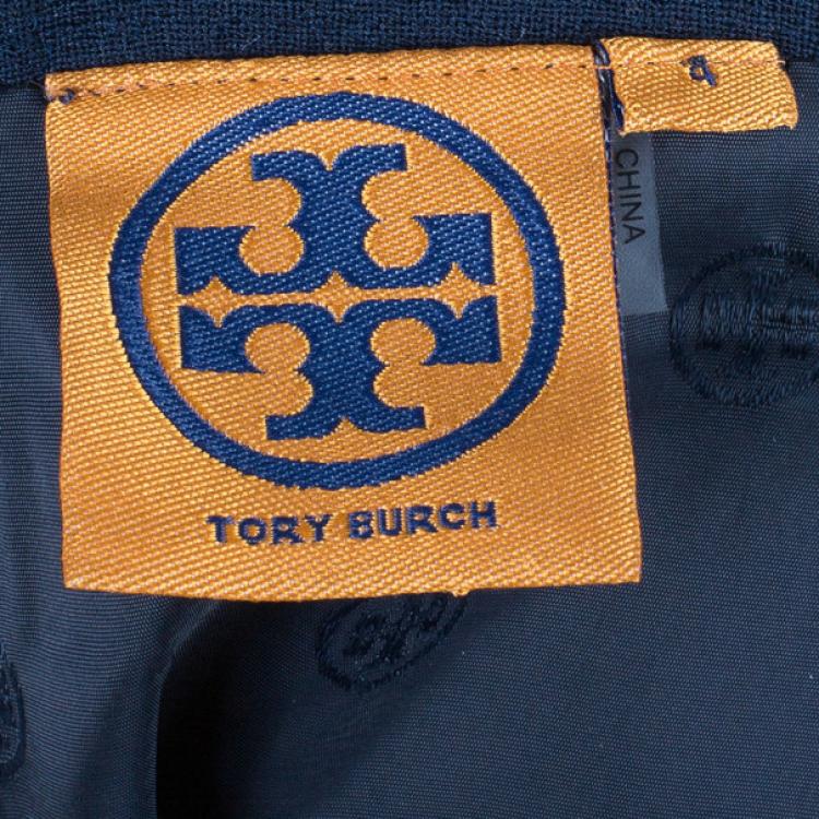 Pre Owned Tory Burch Navy Rosalyn Skirt S