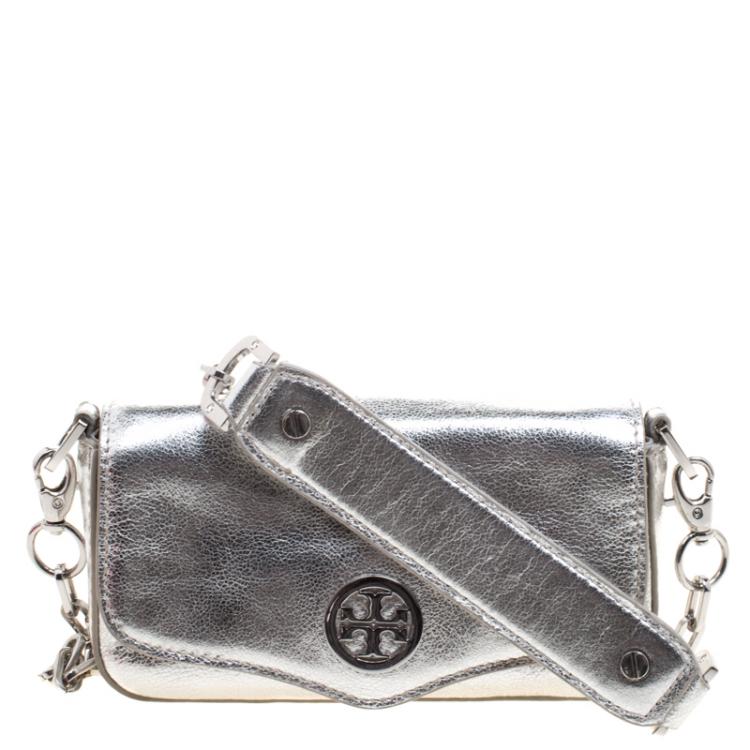 Tory burch silver crossbody bag new arrivals