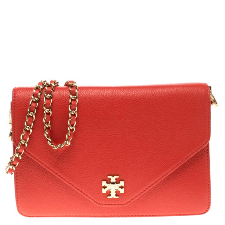 Tory Burch Red Leather Mercer Shoulder Bag Tory Burch | TLC