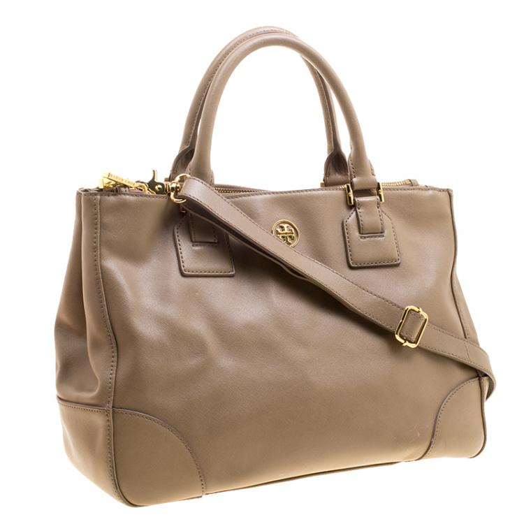 Pre Owned Tory Burch Brown Leatther Robinson Tote