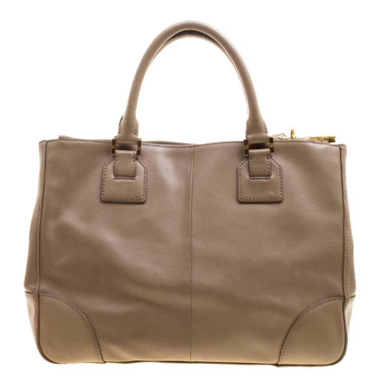 Pre Owned Tory Burch Brown Leatther Robinson Tote