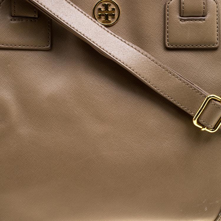 Pre Owned Tory Burch Brown Leatther Robinson Tote