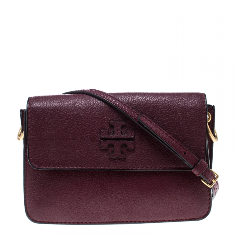 tory burch maroon bag