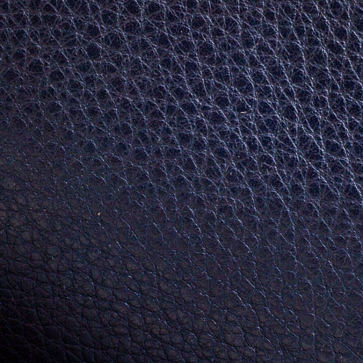 Pre Owned Tory Burch Navy Blue Leather Robinson Crossbody Bag