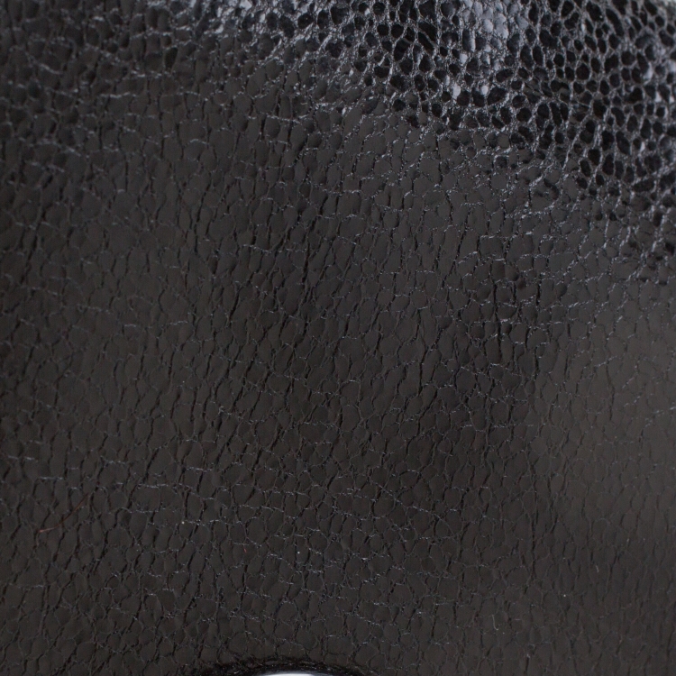 Pre Owned Tory Burch Black Leather Mini Flap Crossbody Bag