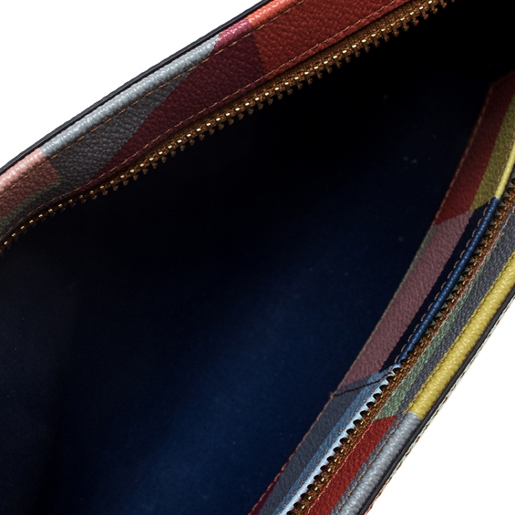 Pre Owned Tory Burch Multicolor Leather Crossbody Bag