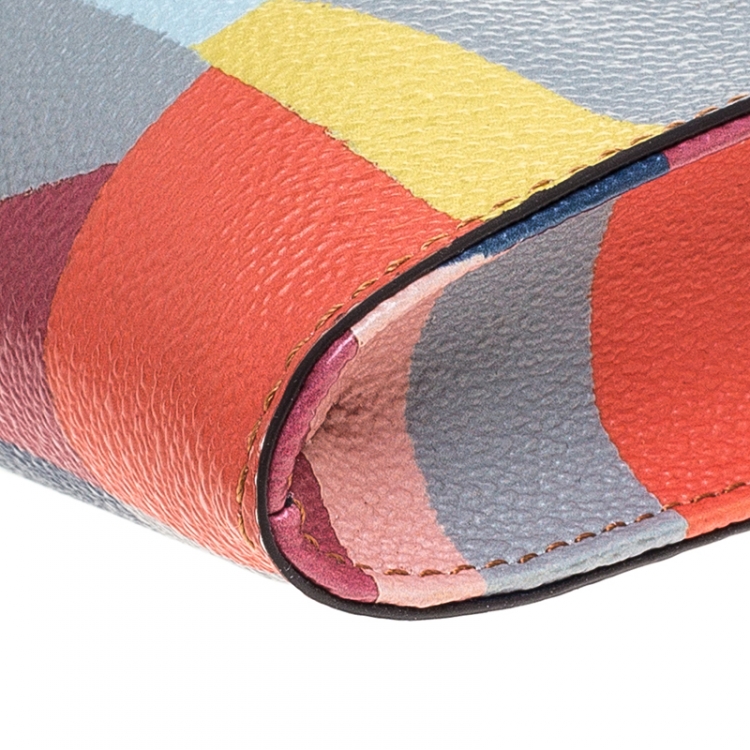 Pre Owned Tory Burch Multicolor Leather Crossbody Bag