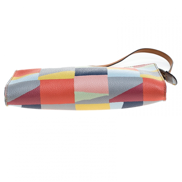 Pre Owned Tory Burch Multicolor Leather Crossbody Bag