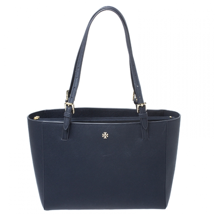 Tory Burch black leather Tote 