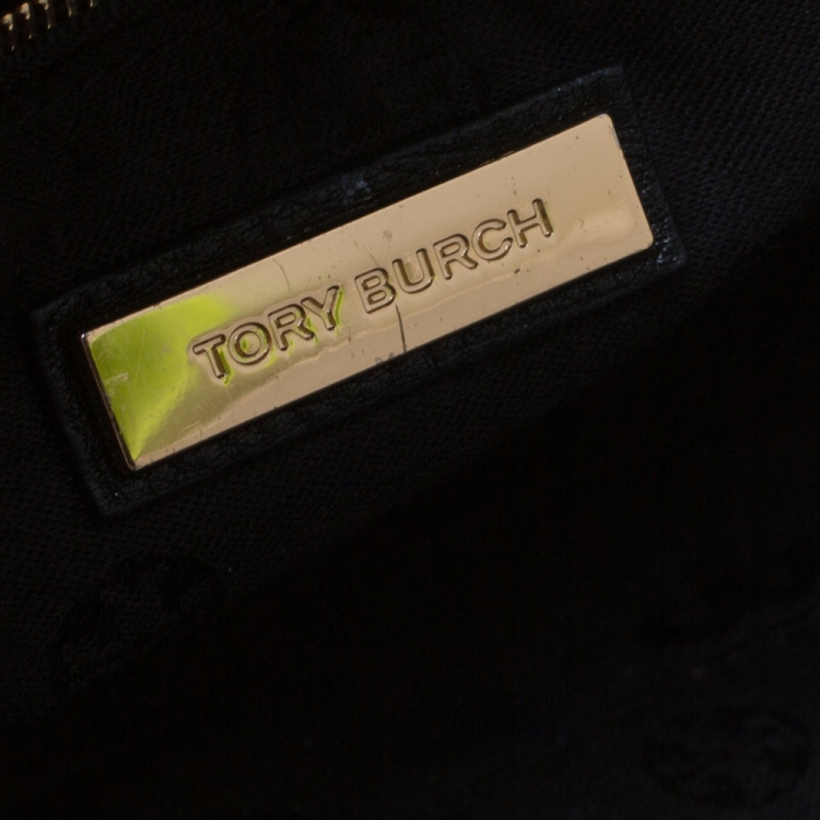 Pre Owned Tory Burch Black Leather Chelsea Shoulder Bag