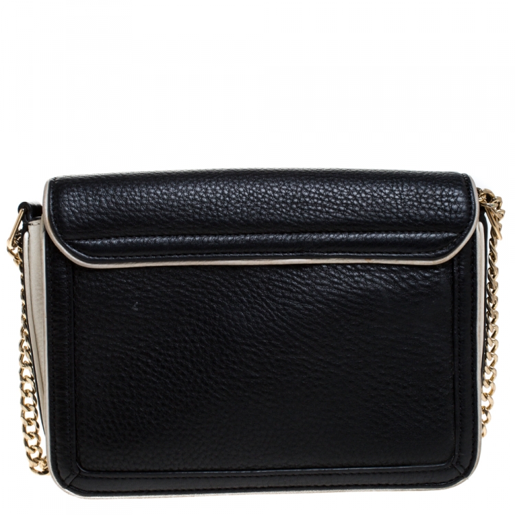 Pre Owned Tory Burch Black Leather Chelsea Shoulder Bag