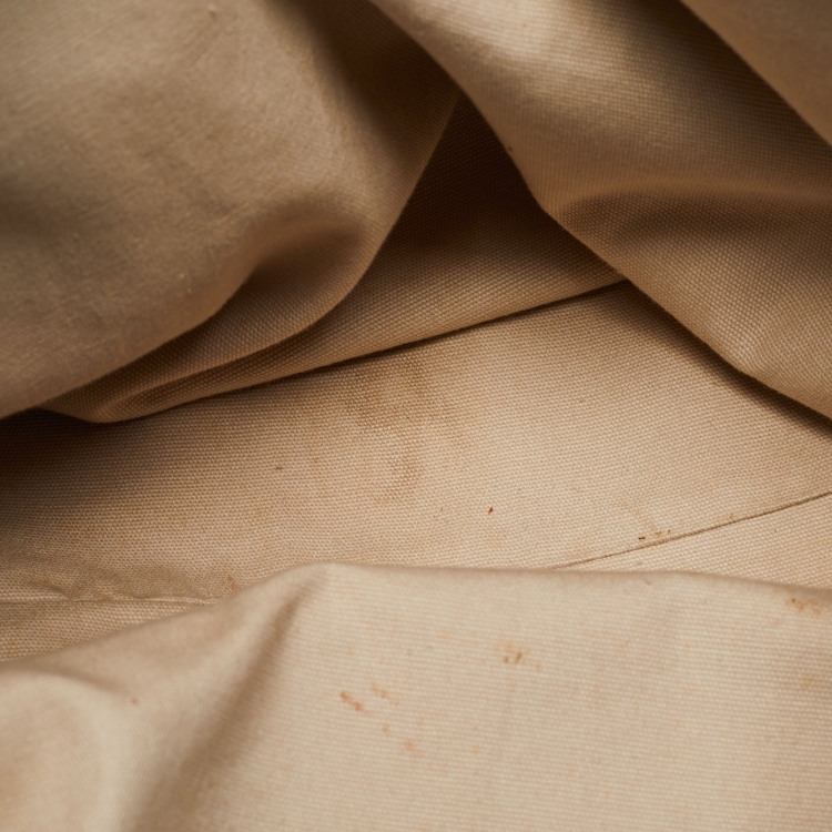 Pre Owned Tory Burch Blue Nylon and Leather Ella Tote