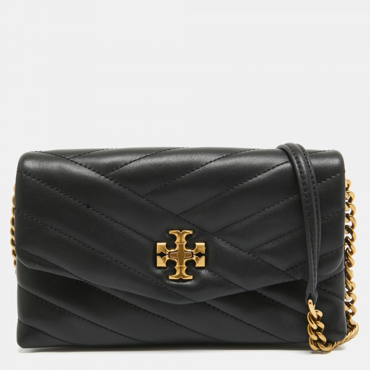 Tory shops Burch Clutch Dark Gray