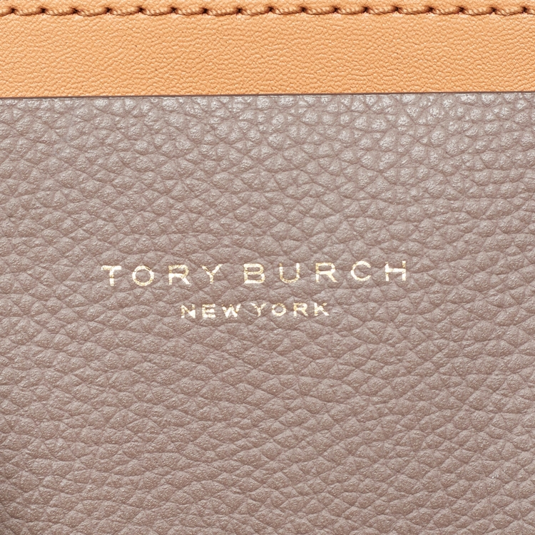 مملوكة مسبقًا Tory Burch Beige Leather Triple Compartment Perry Tote