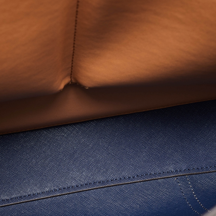 مملوكة مسبقًا Tory Burch Beige Leather Triple Compartment Perry Tote