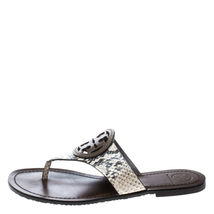 Tory burch sale python sandals