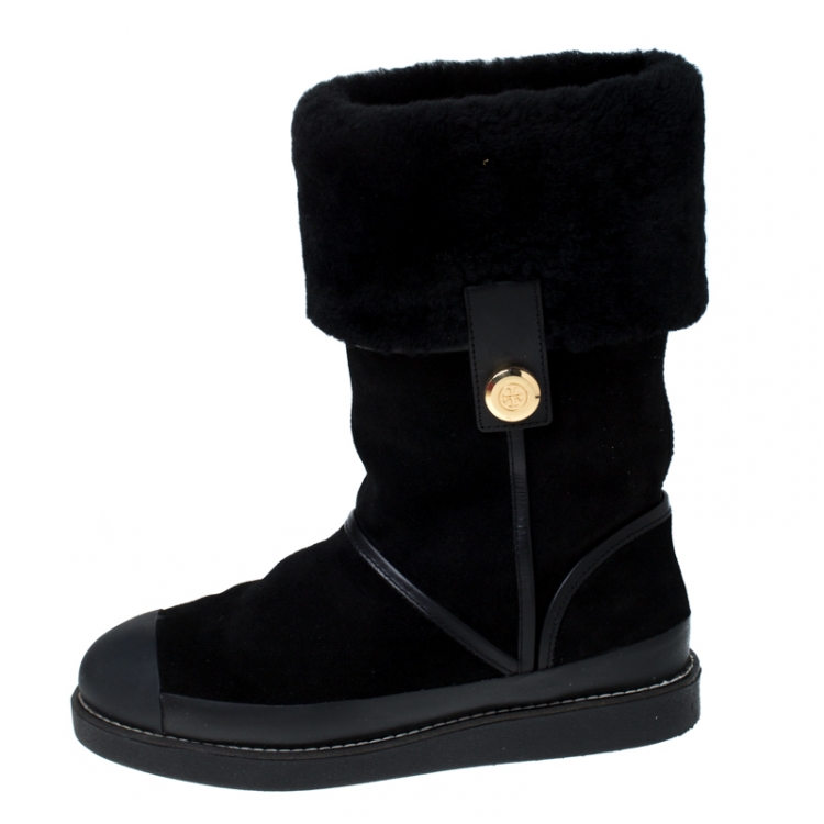 Tory burch 2024 fur boots