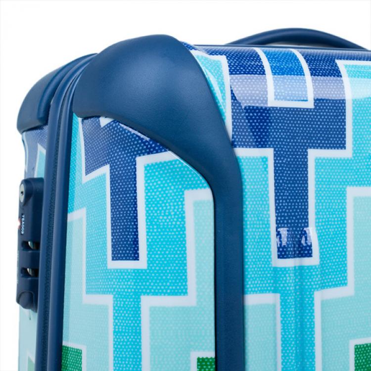 Pre Owned Tumi for Jonathan Adler Blue Printed Trolley