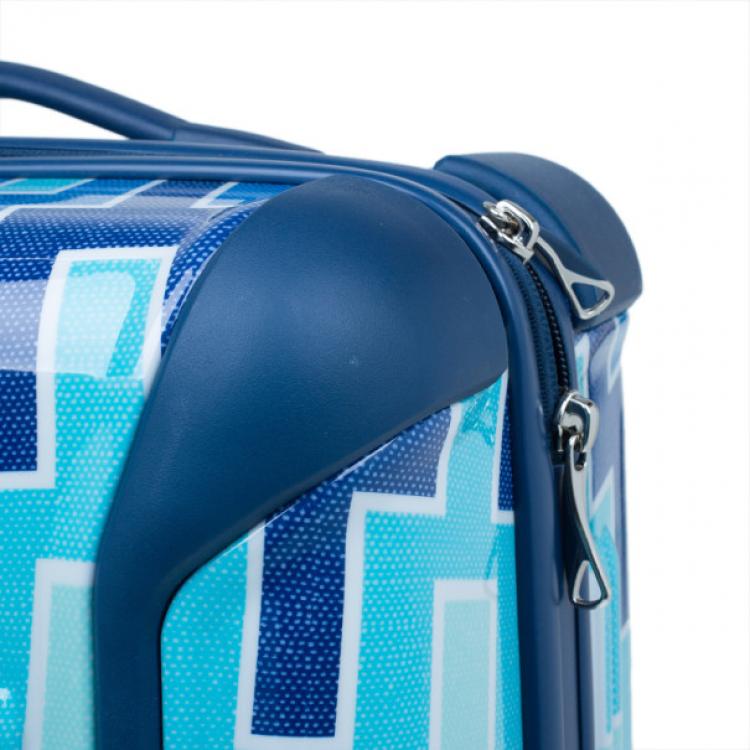 Pre Owned Tumi for Jonathan Adler Blue Printed Trolley
