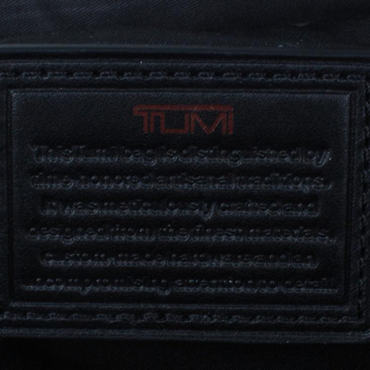 Pre Owned Tumi Black Alpha T-Pass Expandable Laptop Briefcase