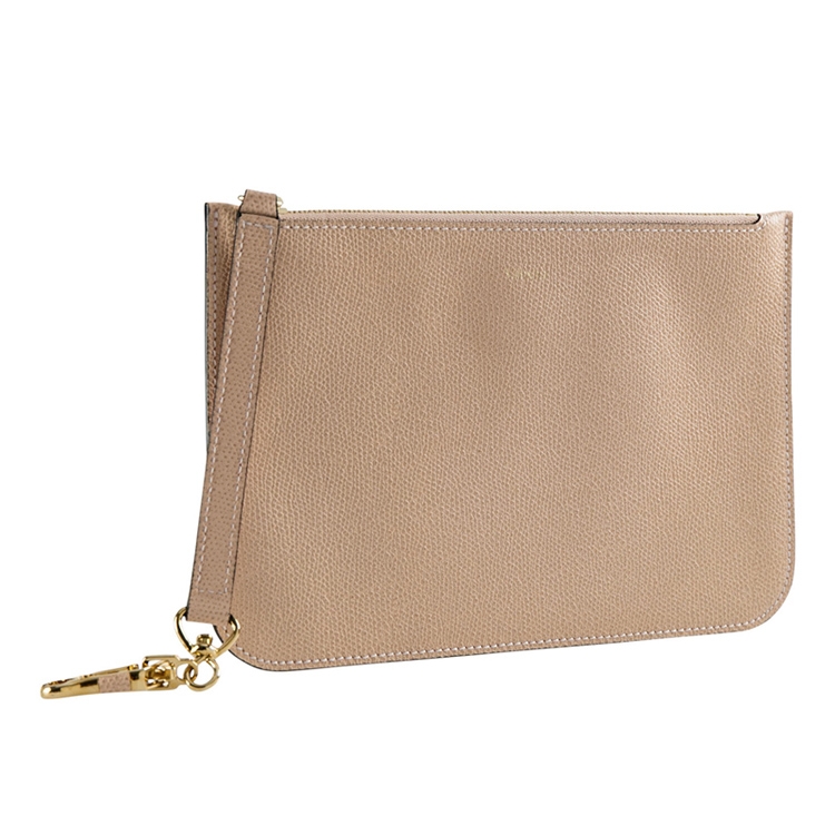 مملوكة مسبقًا Valextra Nude Leather Pouch