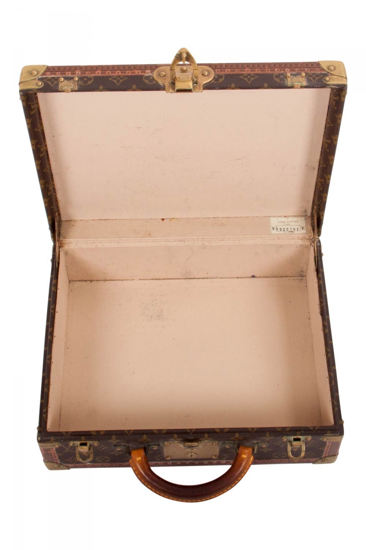 Pre Owned Louis Vuitton Monogram Canvas Cotteville 40 Carry On Luggage Trunk