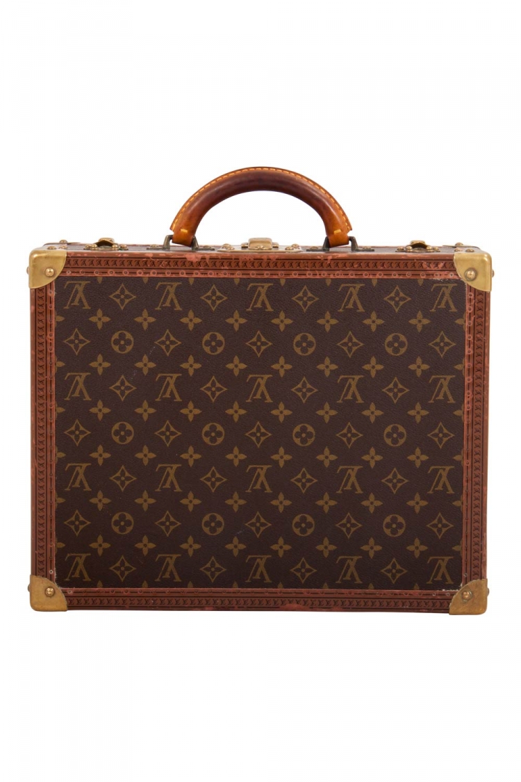 Pre Owned Louis Vuitton Monogram Canvas Cotteville 40 Carry On Luggage Trunk