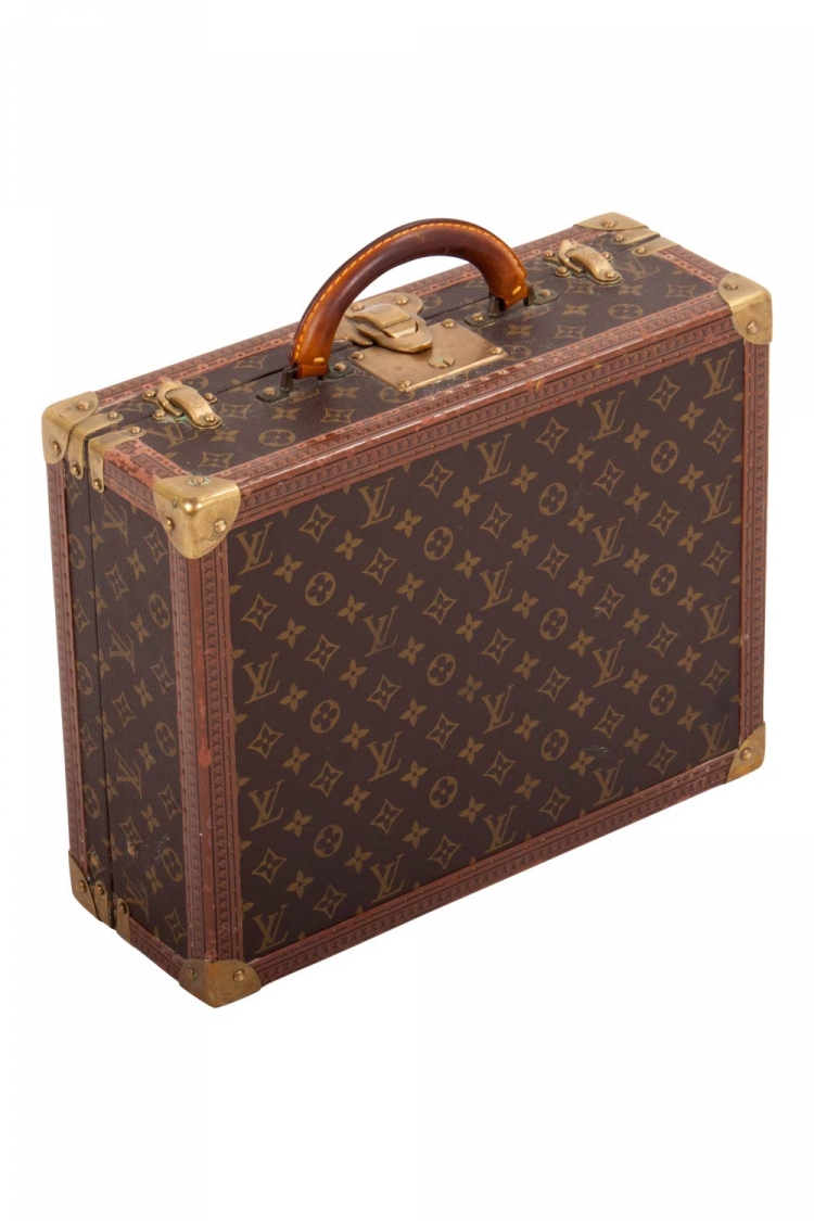 Pre Owned Louis Vuitton Monogram Canvas Cotteville 40 Carry On Luggage Trunk