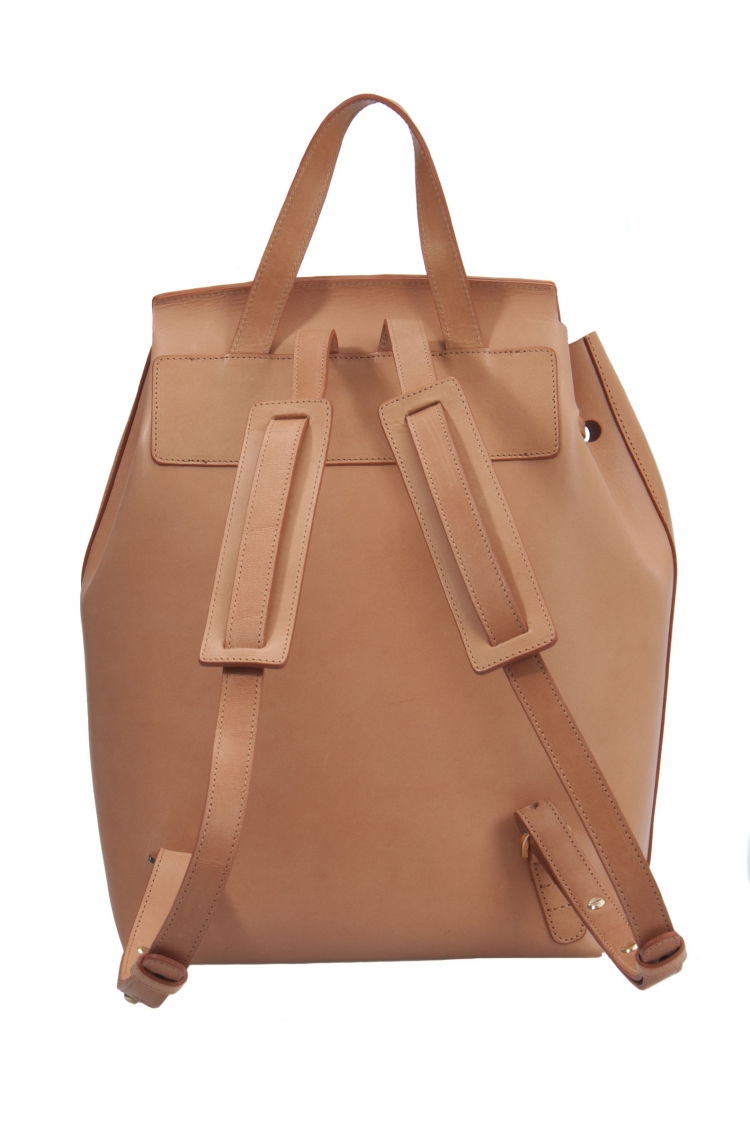 Pre Owned Mansur Gavriel Tan Leather Backpack