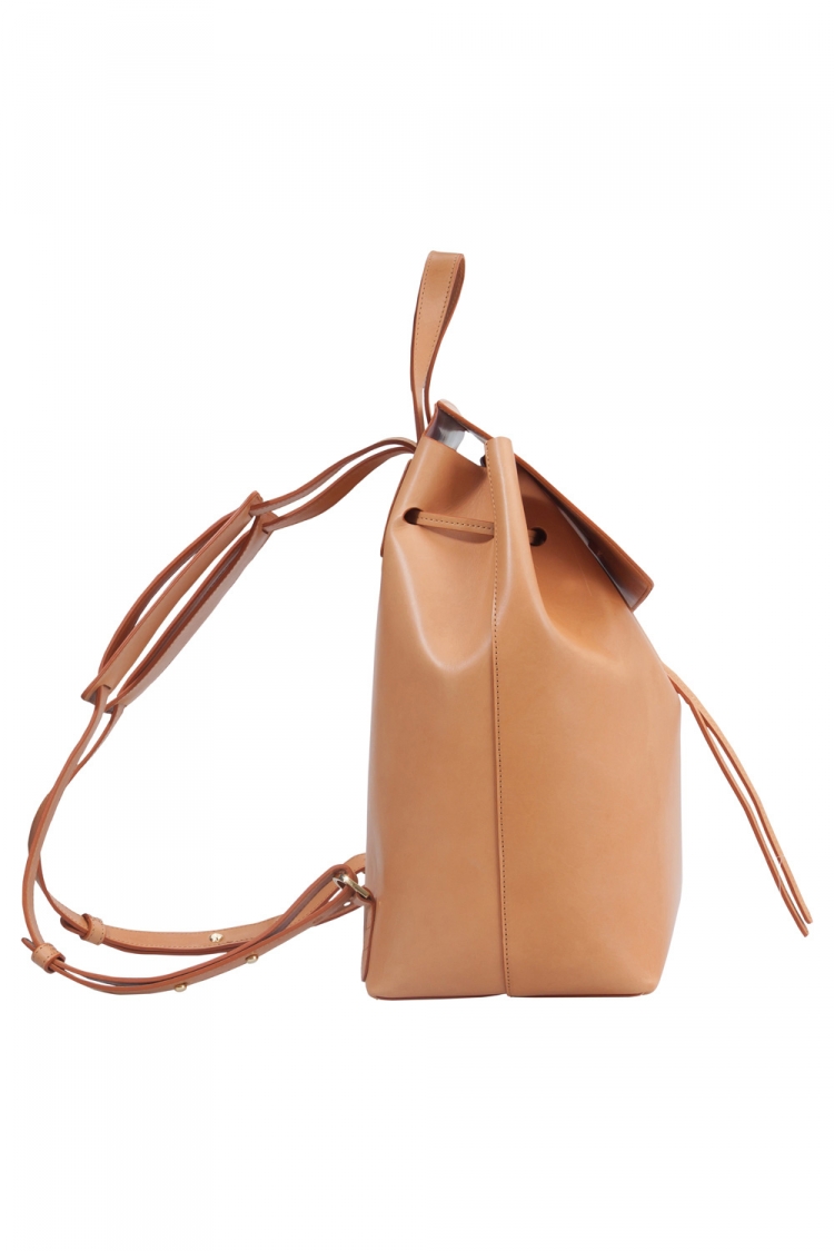 Pre Owned Mansur Gavriel Tan Leather Backpack