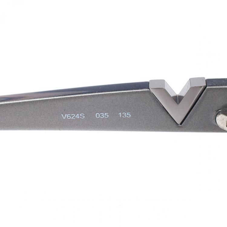 Pre Owned Valentino Grey Woman Sunglasses V624S-035